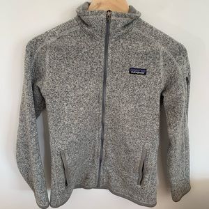 Patagonia grey knit zipper sweatshirt sweater